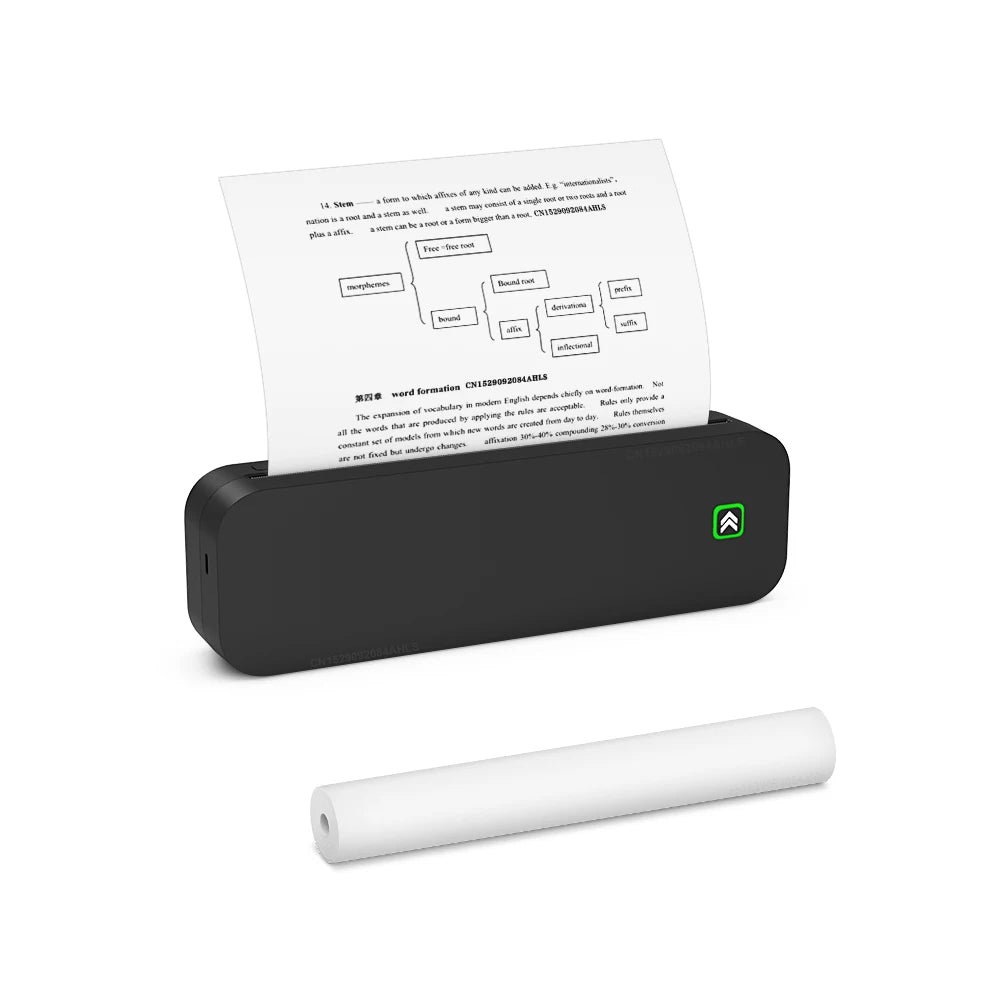 Portable Printer A4 Thermal Paper Printer Tattoo Stencil Printer Machine for Phone PC Computer Mini Printer Bluetooth Connect
