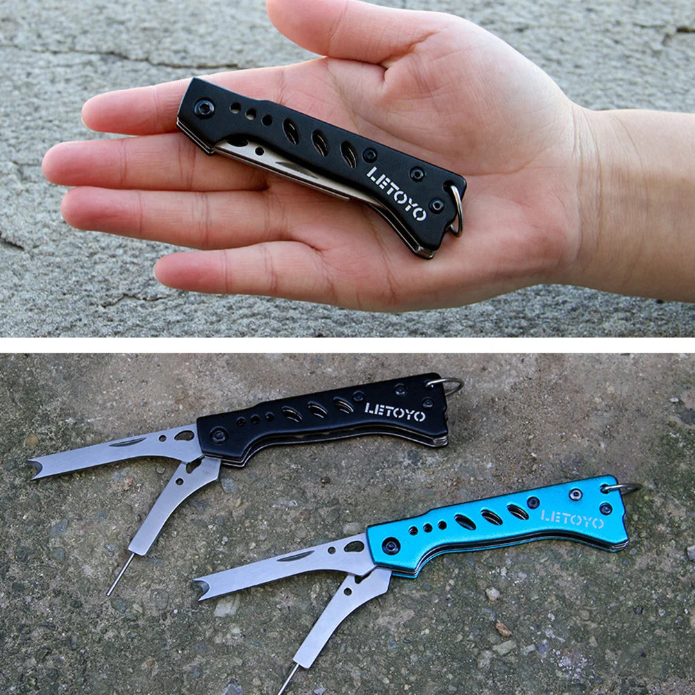 2 in 1 Squid Nerve Cord Cut Fishing Tools Stainless Steel Squid Knife for Webfoot Octopus Cuttlefish Fishing Accessories