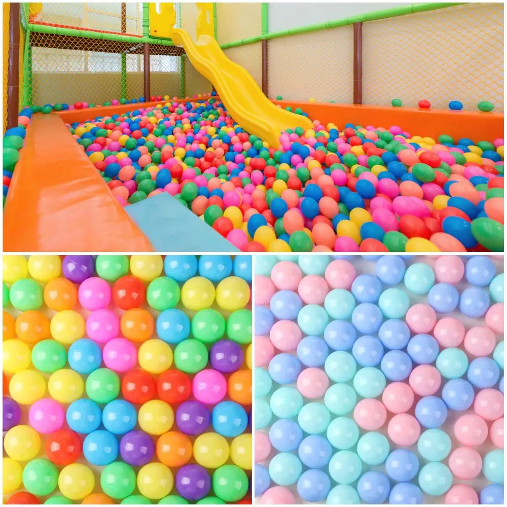 100Pcs Outdoor Sport Ball Colorful Soft Water Pool Ocean Wave Ball Baby Children Funny Toys Eco-Friendly Stress Air Balloons