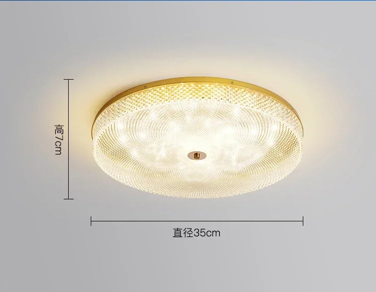 Modern Minimalist LED Circular Acrylic Ceiling Light Bedroom Living Room Dining Room Home Decoration Lighting