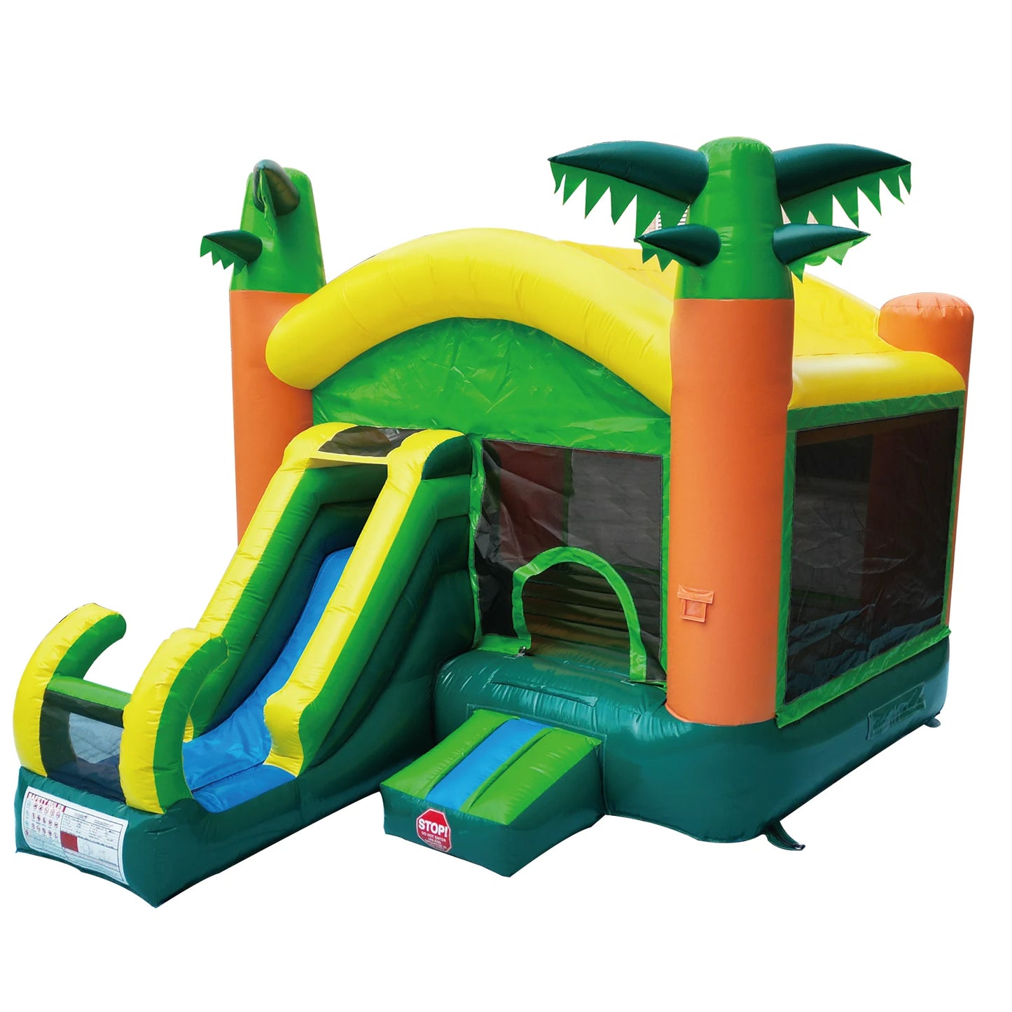 Inflatable Bounce House with Slide for Big Kids,Large Jumping Area,100% PVC Commercial Material,Outdoor Large 17'x 13' x 12'