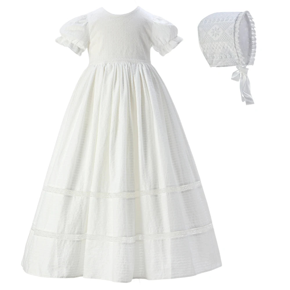 Baby Girl Dress Baptism Gown Dress Christening Wear First Communion for Girl Vestido Infantil Bautizo Baby Girl Clothes