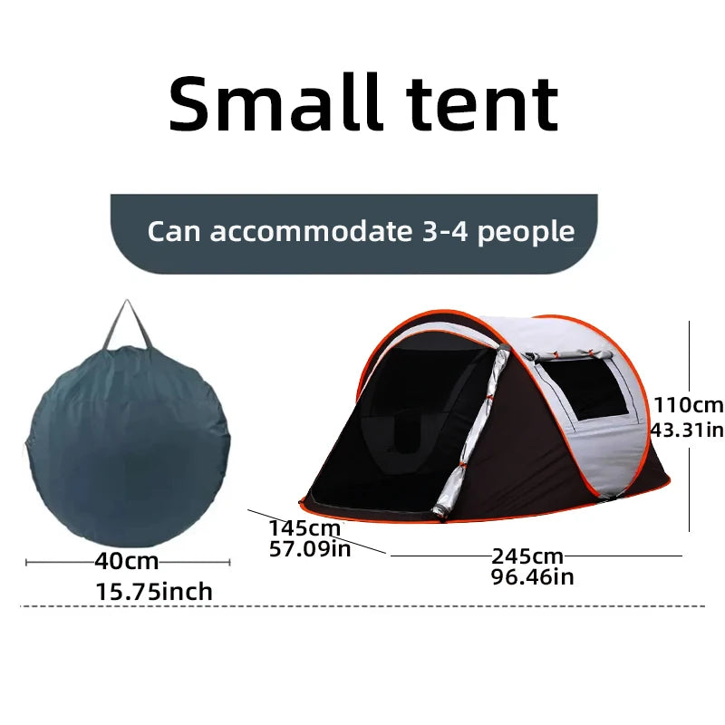 1 camping tent, waterproof sun protection tent, mountaineering camping tent, travel tent, suitable for camping and hiking trips