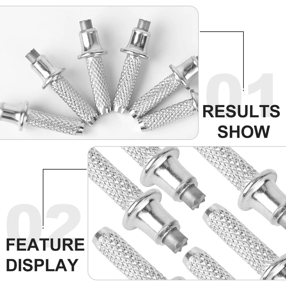 10 Pcs Alpenstock Accessories Trekking Walking Replacement Tips Stick for Climbing Rod