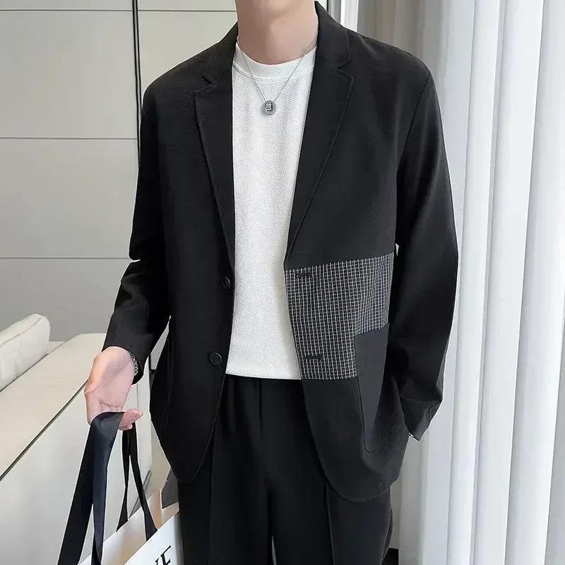 Man Coat High Quality Solid Color Casual Jacket for Men Cheap Clothes Offer Aesthetic Fast Delvery Luxury Designer New In Trendy