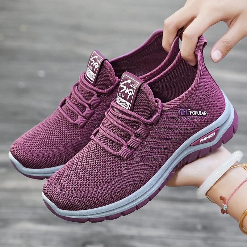 women shoes，sneakers for women，women's summer sneakers，sneaker Breathable Mesh  Soft Sole Fashion，sale shoes with free shipping