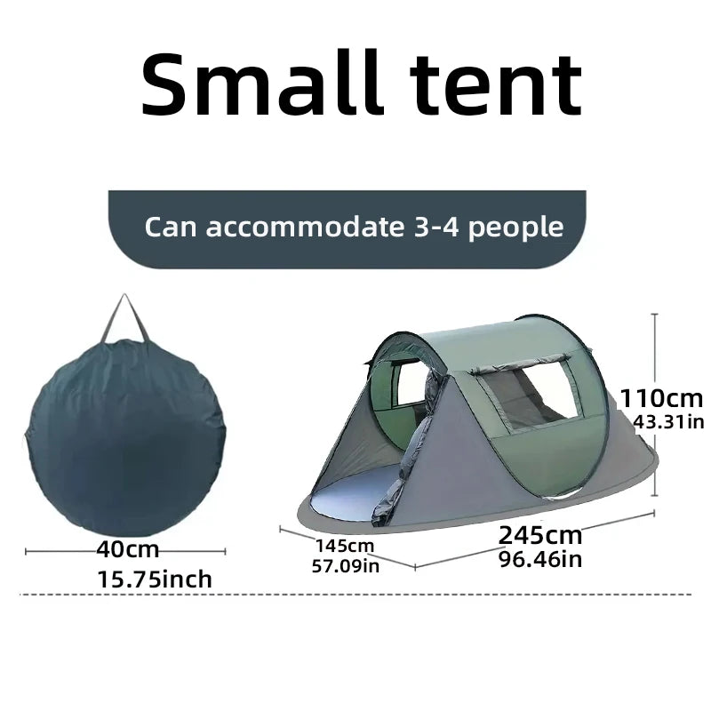 1 camping tent, waterproof sun protection tent, mountaineering camping tent, travel tent, suitable for camping and hiking trips