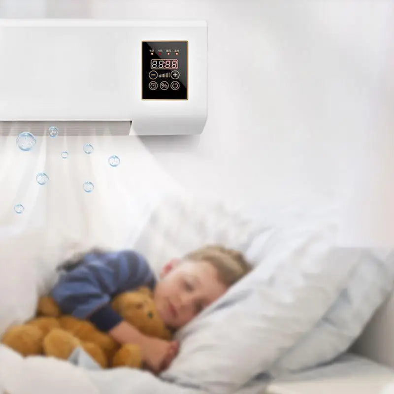 Air Conditioner for Bedroom Ductless AC Wall mounted air cooler Cooling and heating small multifunctional summer cooling device