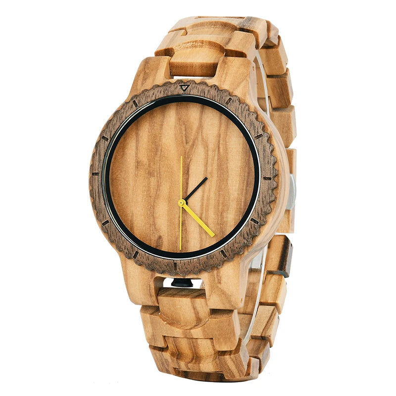 2025 New Design Wooden Watch Men Watches Quartz Wristwatches