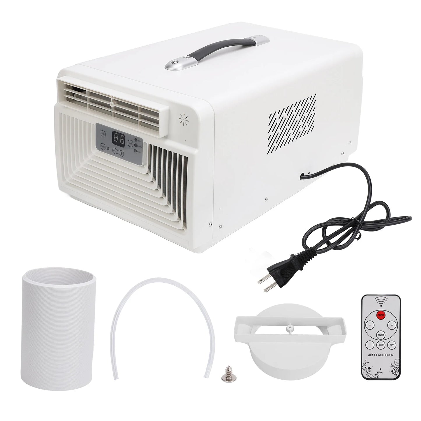 Portable Air Conditioner Rapid Cooling Mini AC Unit Air Conditioning Fan for Dorm Kitchen Study Room Rent Home Office Camping Pe