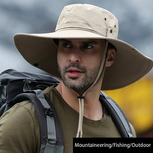 Adjustable Outdoor Fishing Hat Sunscreen Protection Breathable Sunshade Foldable Men Women Hiking Camping Casual Fishing Cap