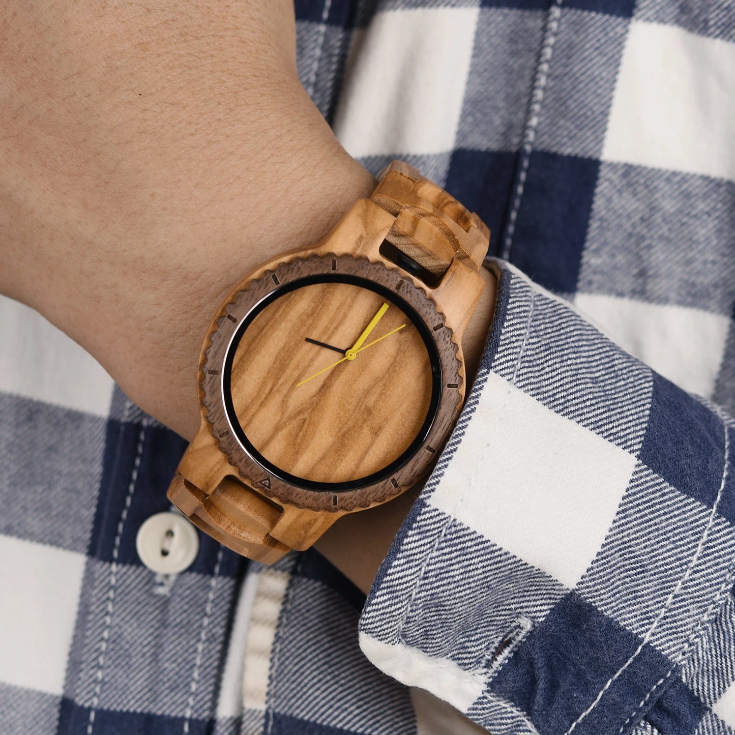 2025 New Design Wooden Watch Men Watches Quartz Wristwatches